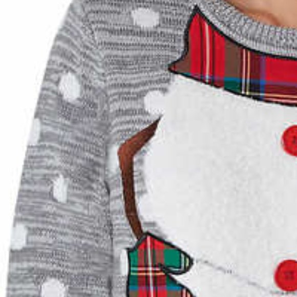 Ugly XMAS Christmas Holiday Sweater Snowman Snow A - Picture 9 of 12
